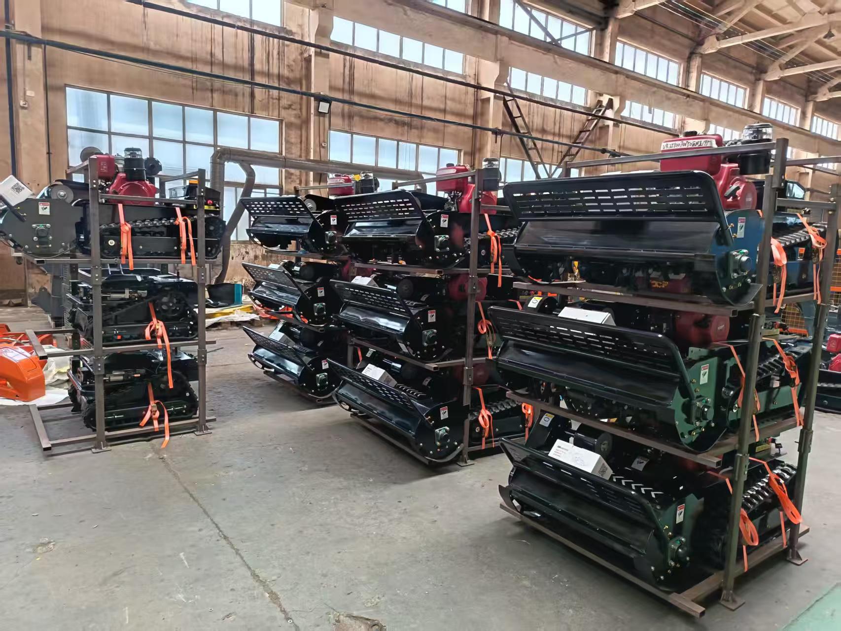 Remote-control mower preparation 7