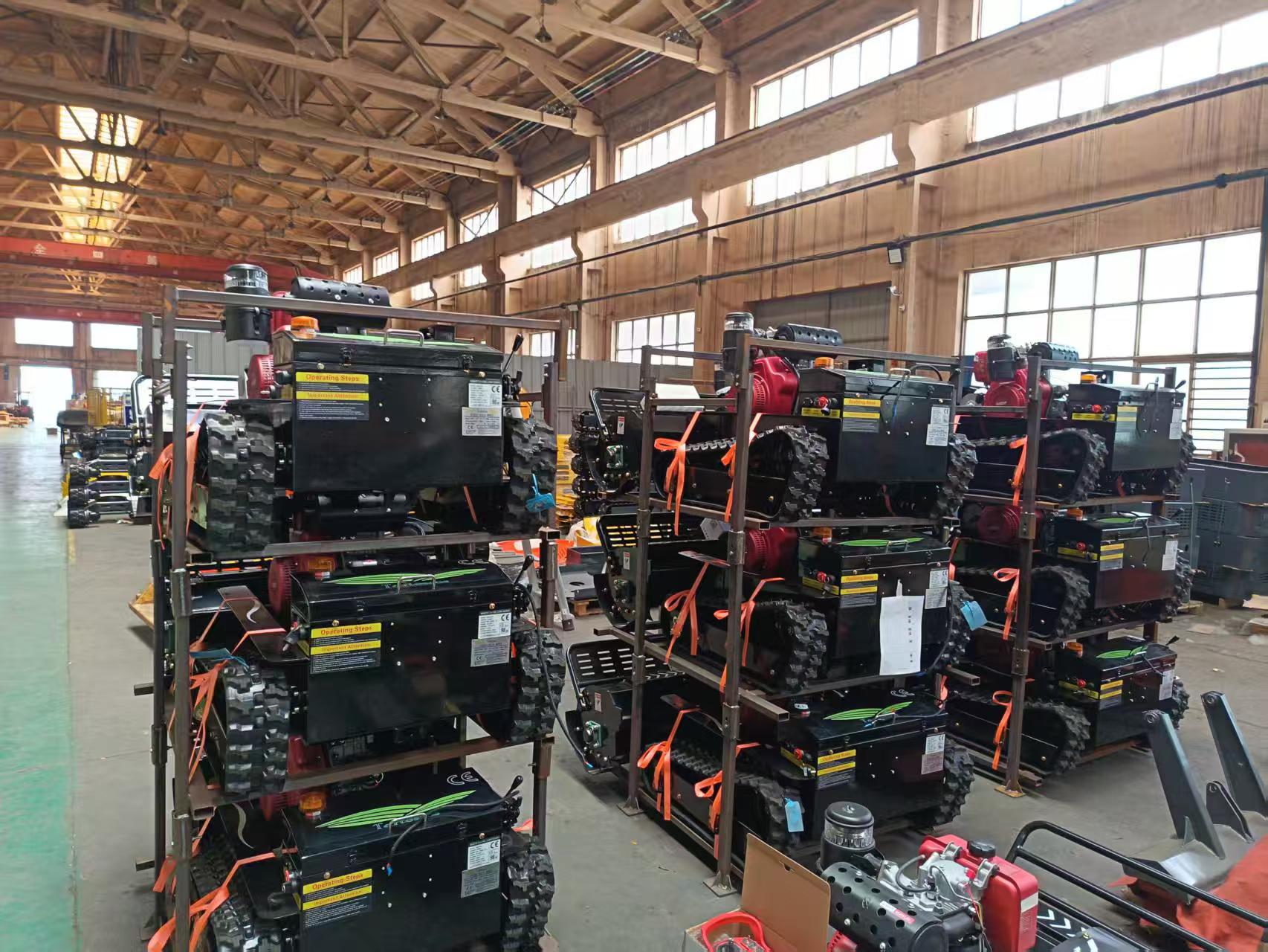 Remote-control mower preparation 4