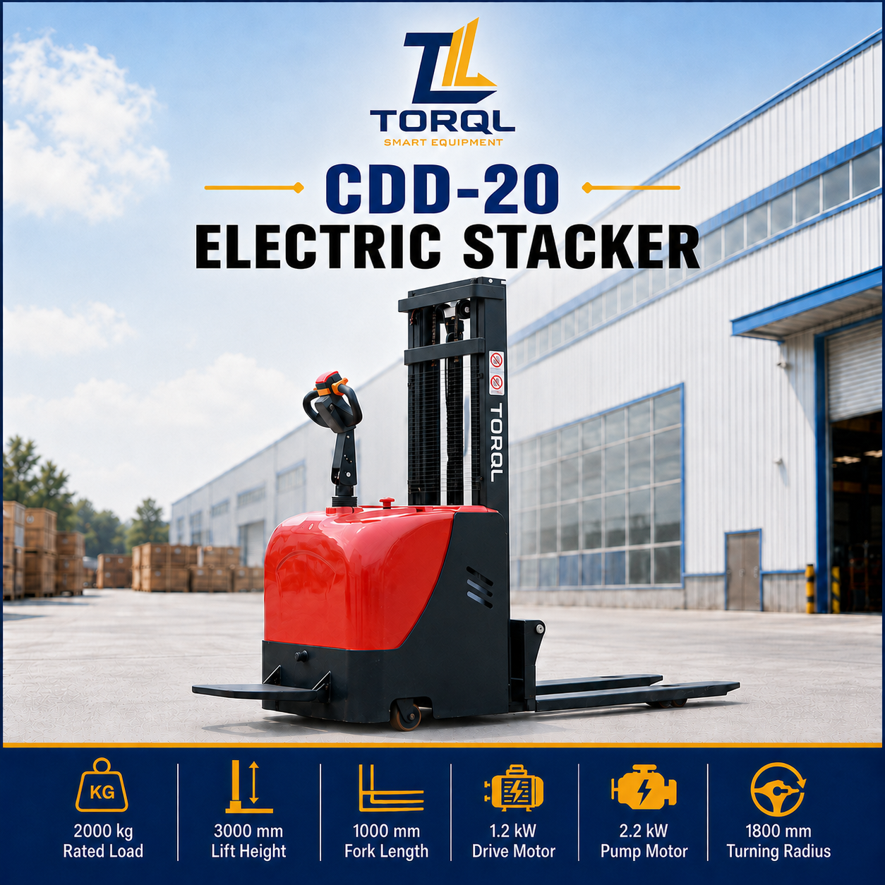 CDD20 Electric Stacker