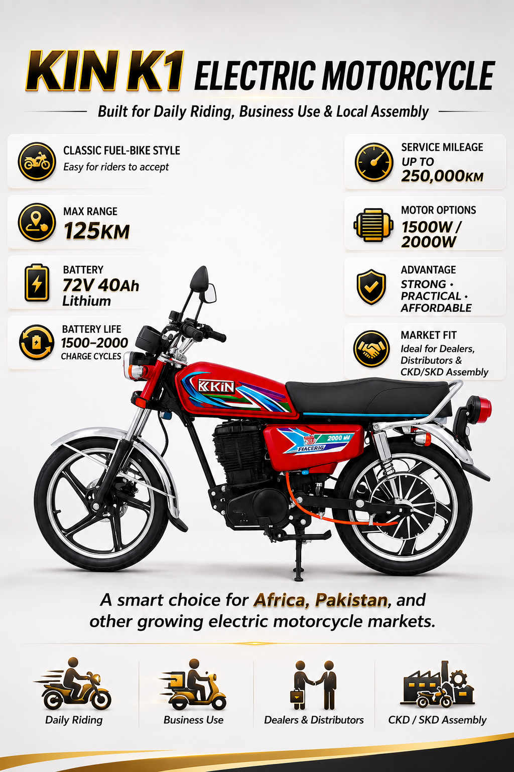 KIN K1 Electric Motorcycle