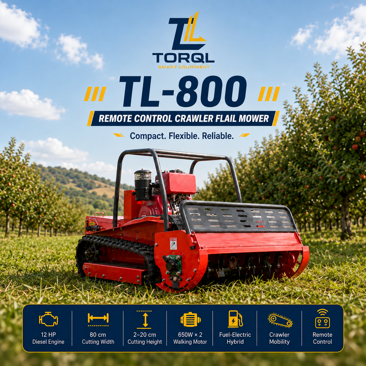 TL800 Remote Control Mower